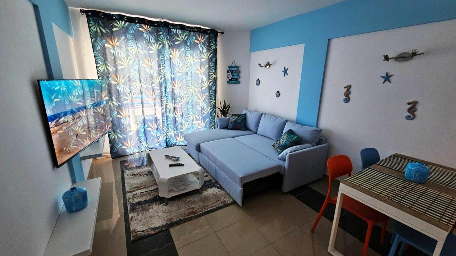 Blue Bay Paradise - Beach Front Apartment With Sea View Playa Paraiso  Extérieur photo